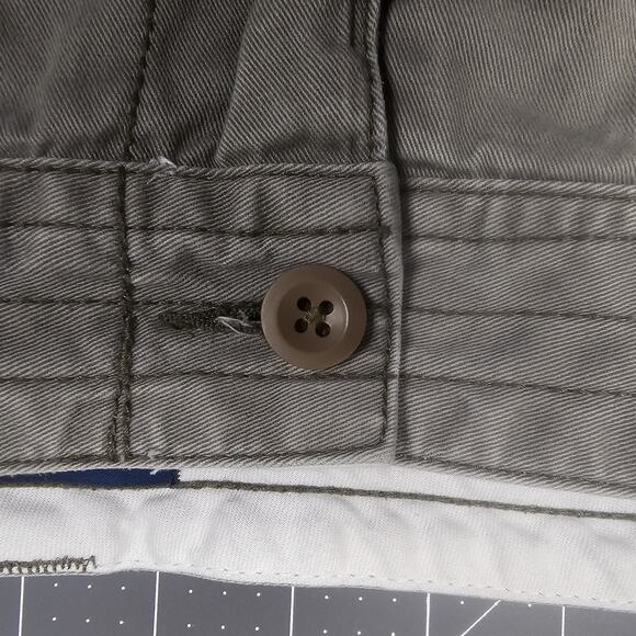 Polo Ralph Lauren Cargo Shorts 40x9 Beige Relaxed Loose Fit Y2K Preppy Utility - Picture 6 of 16